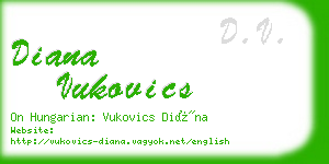 diana vukovics business card